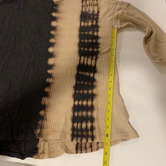 Peek A Boo Shoulder Thermal Hoodie top small - Picture 13 of 14